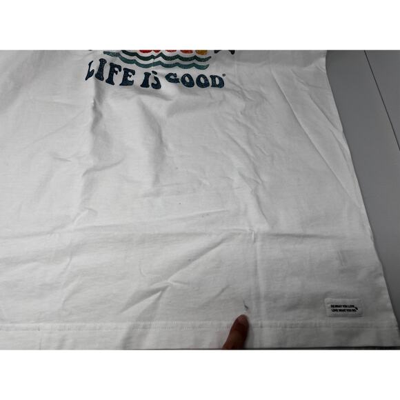 Life is Good Men's Crusher T-Shirt Logo Take Is Easy Sun Setting Size Large NWT - Picture 10 of 11